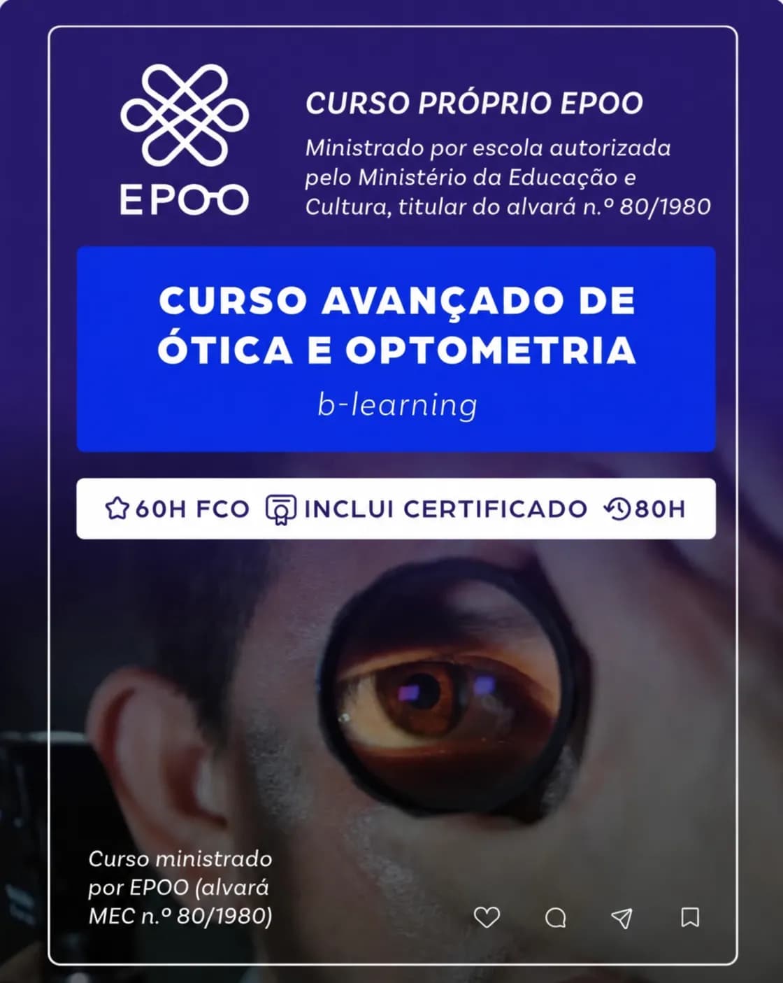 Curso Avançado de Ótica e Optometria
