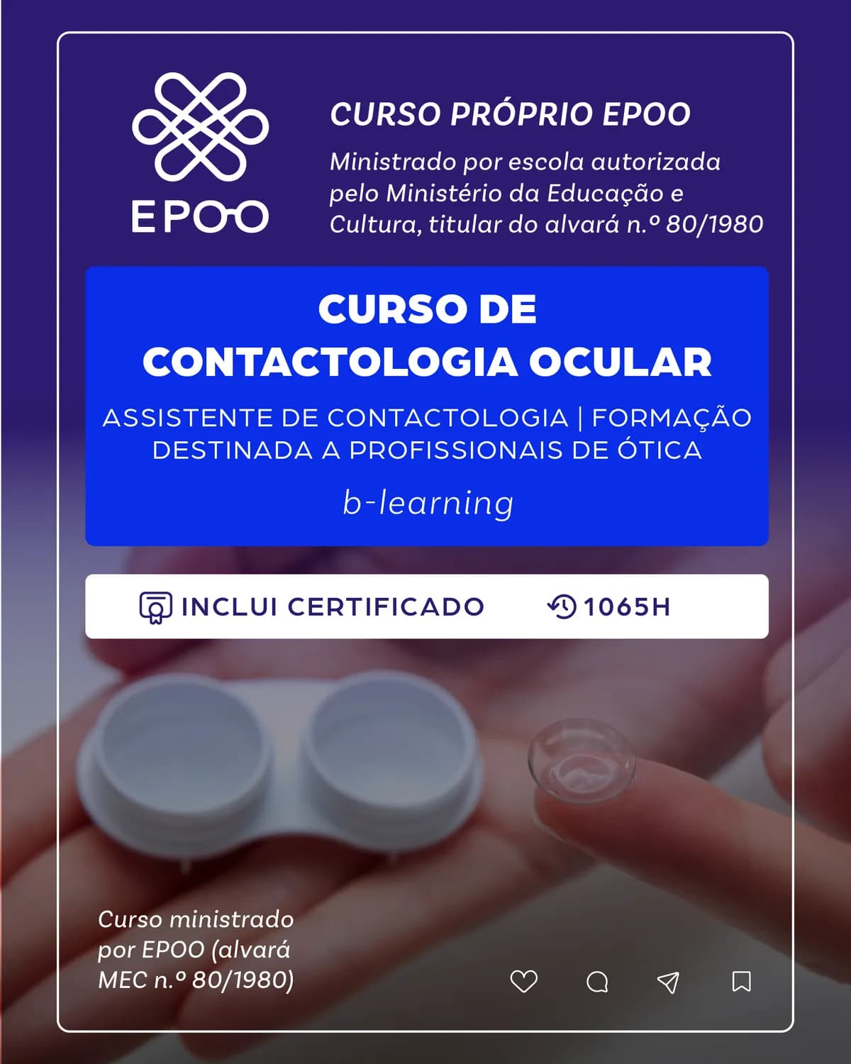 Curso de Contactologia Ocular | Assistente de Contactologia